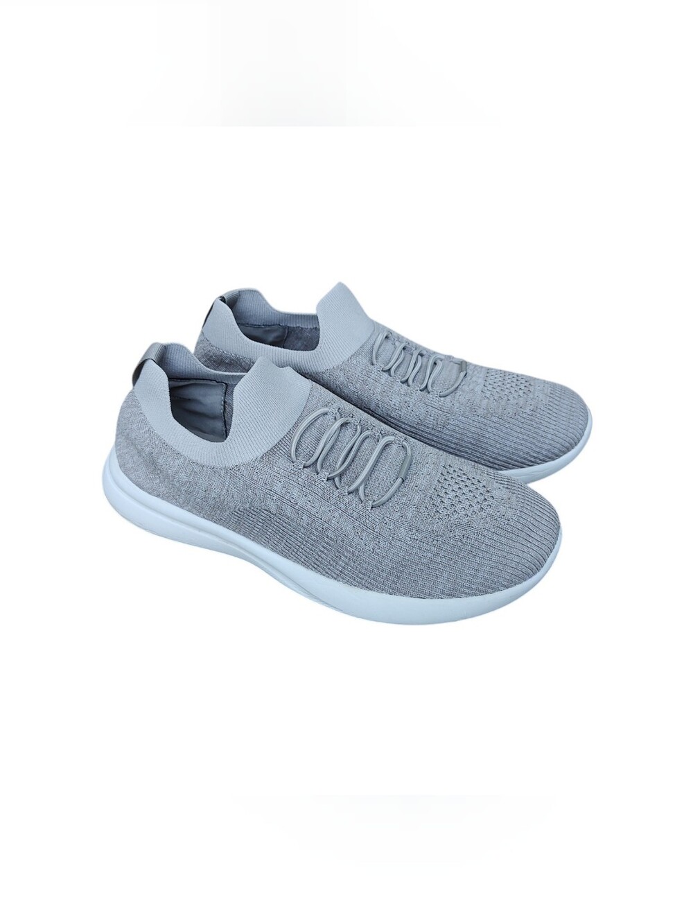 Torrid Knit Slip-On Athletic Sneakers- Oatmeal